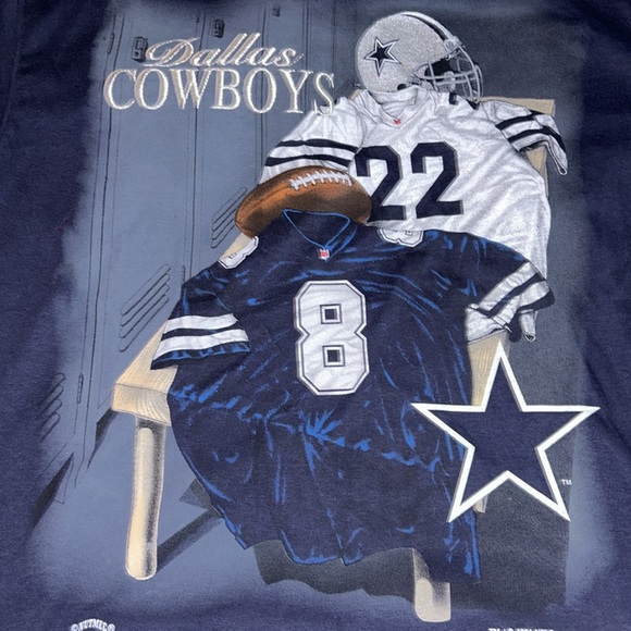 Vintage Deadstock Dallas Cowboys 1994 Large Y2K 90s Football Graphic Embroidered - Picture 4 of 6